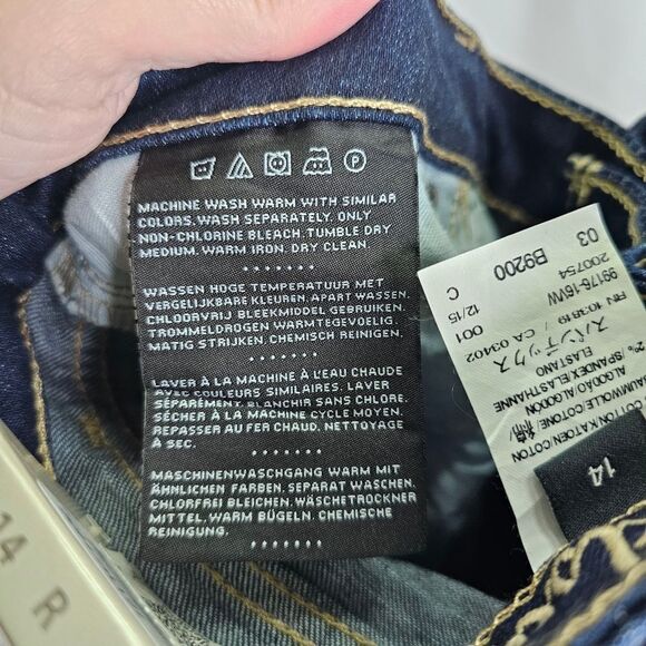 Harley-Davidson Boot Cut Embellished Mid Rise Jeans Size 14 - Picture 11 of 12